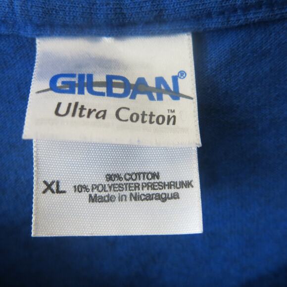 ST MARTIN  "I'm So Old..." T Shirt Size XL Short Sleeve Funny Gag Blue Casual - Picture 6 of 7